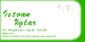 istvan uglar business card